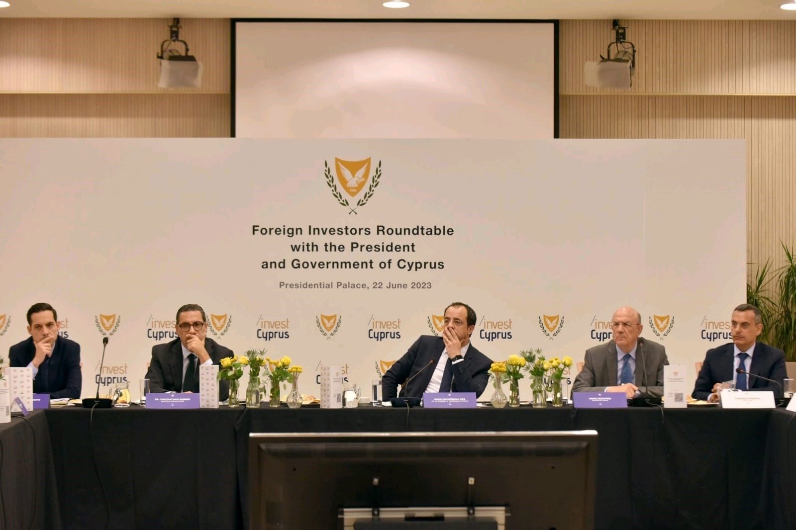 Conference of Invest Cyprus with the President and Government of Cyprus