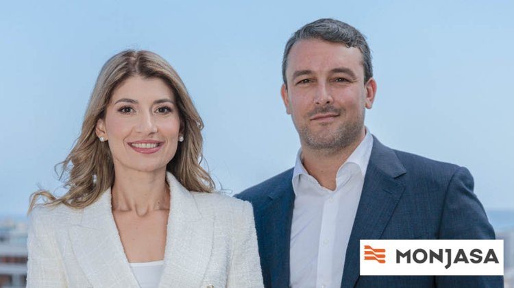Thodoros Mitsingas and Rania Saman, Monjasa executives