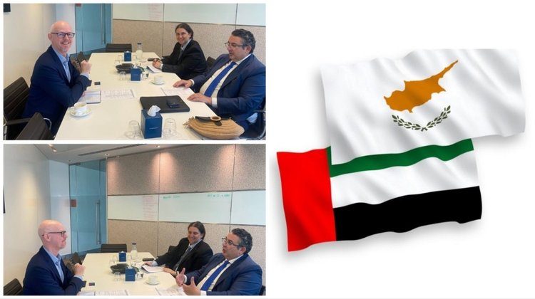 Chief Scientist Demetris Skourides meeting at Dubai