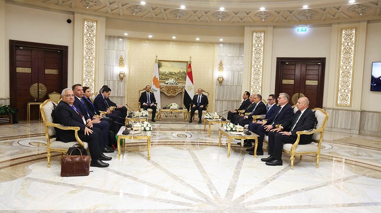 Photo of Egypt and Cyprus government members