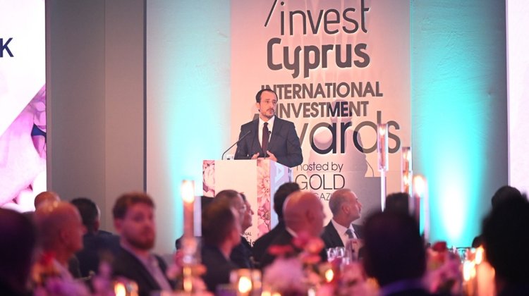 Cyprus President Nikos Christodoulides at the 13th Invest Cyprus International Investment Awards