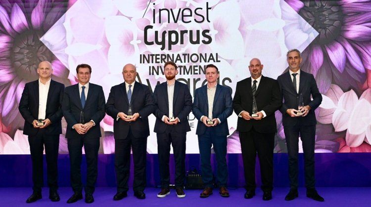 The recipients of the 13th Invest Cyprus International Investment Awards presented by PwC Cyprus